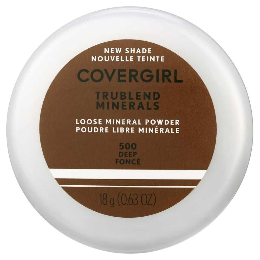 Covergirl Trublend Minerals Loose Mineral Powder #500 Deep 0.63oz New